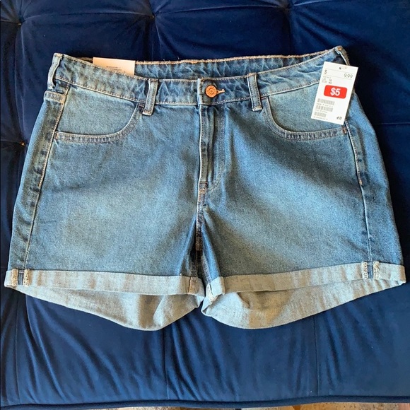 regular waist shorts h&m